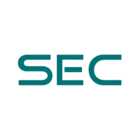 The text "SEC" in a bold, teal-colored font.
