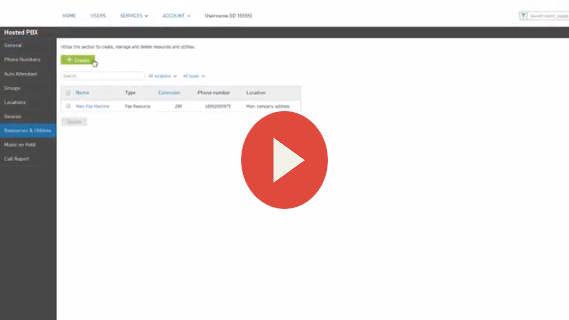 A video thumbnail of the Elevate Technology UC admin panel, showcasing the management of conference bridges.