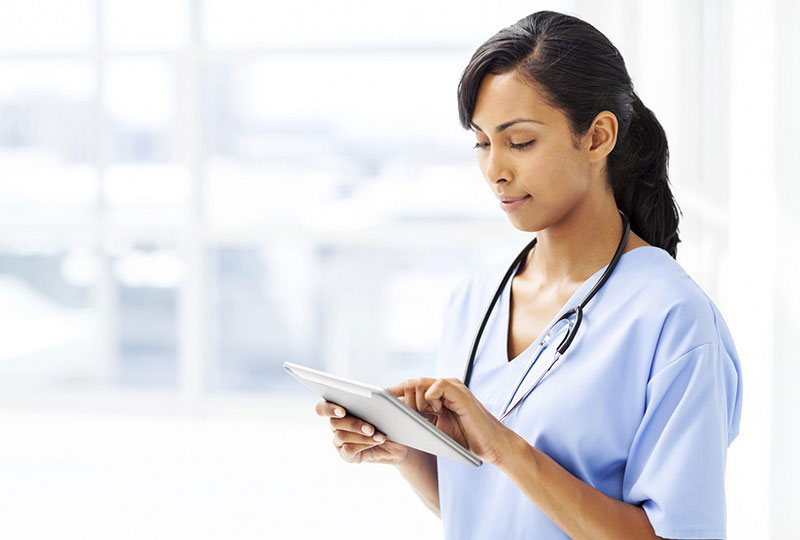 Professional healthcare setting featuring Elevate Technology and Elevation Technology solutions for diverse Industries Served.