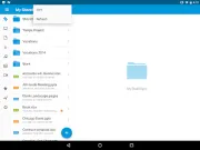 Mobile screen showing ShareSync cloud file sharing for secure business access and collaboration on the go.