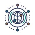 Network management icon illustrating Elevate Technology’s proactive monitoring and IT support services in San Antonio, TX.