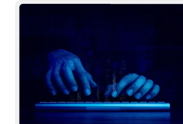 Cybersecurity messaging highlighting managed cybersecurity, multi‑factor authentication, firewall protection, and 24/7 threat monitoring by Elevate Technology.
