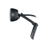 Elevate Technology profile view of a dark gray Logitech C270 HD webcam showing the side of the lens unit and the adjustable mounting clip.