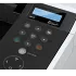 A close-up of a Kyocera printer's control panel, showing a digital screen that reads "Ready," a Wi-Fi indicator, and various buttons, including a "Quiet Mode" button.