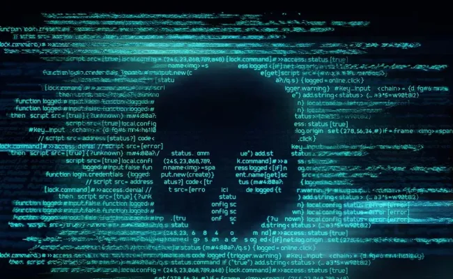 Graphic asking if businesses need help staying ahead of cybersecurity threats through managed IT services in The Woodlands, TX.