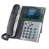 Polycom E550 IP Phone with a large color display and a sleek, modern design, ideal for professional office environments requiring advanced communication features.