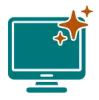 AI-powered productivity logo representing automated workflows, streamlined tasks, and intelligent tools that boost business efficiency.