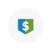 Icon representing lower costs and financial protection delivered by Elevate Technology hosted PBX and cloud phone solutions.