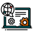 A professional icon representing Elevate Technology's Software as a Service (SaaS).