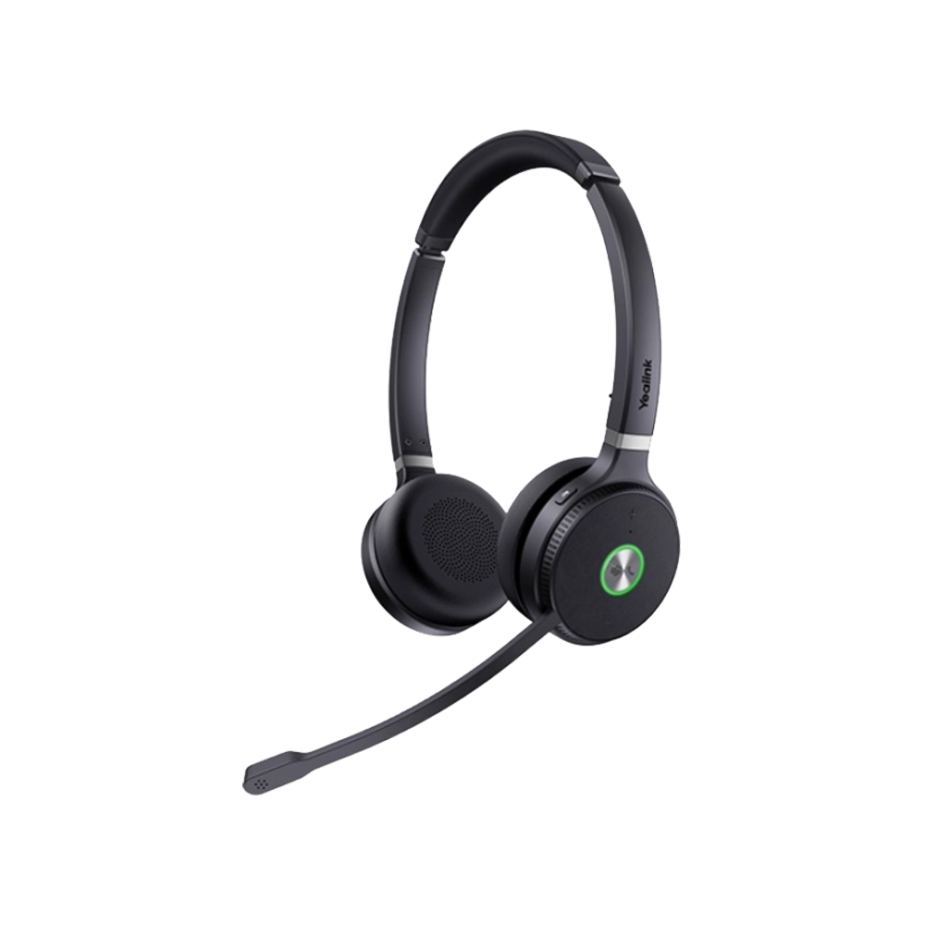 The best headset for professional calls, the Yealink WH66, featuring a noise reduction headset microphone for clear communication.